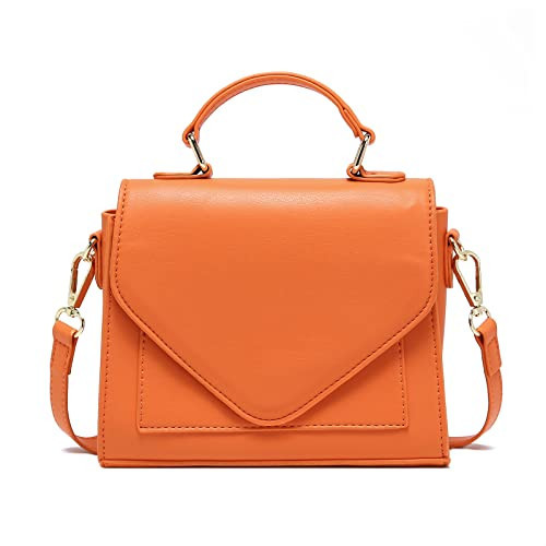 CATMICOO Mini Purses for Women Trendy Small Handbags (Orange-a) | Amazon (US)