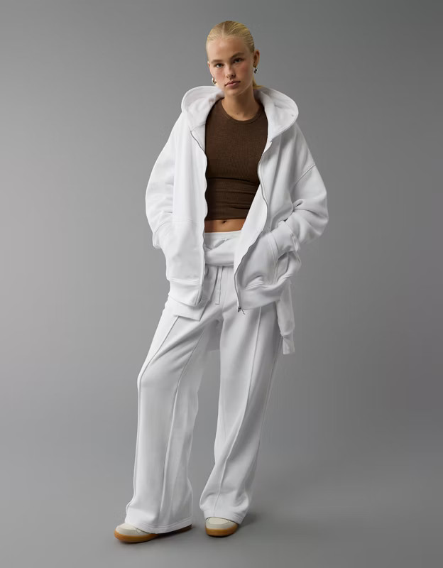 AE Everyday Luxe Wide-Leg Sweatpant | American Eagle Outfitters (US & CA)