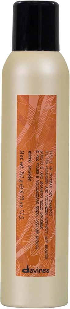 Davines This Is An Invisible Dry Shampoo, Residue-Free Cleansing And Volumizing Formula, Absorbs ... | Amazon (US)