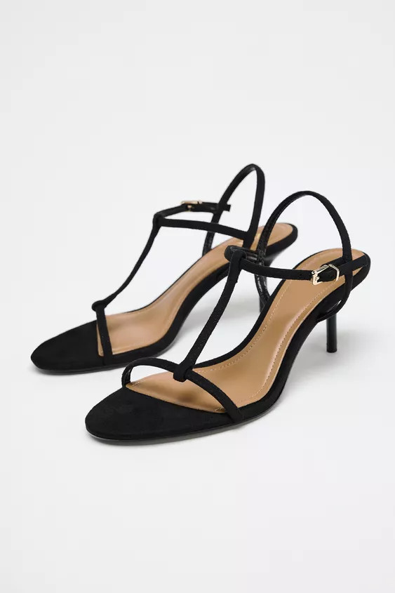 HIGH-HEEL STRAPPY SANDALS | Zara Canada