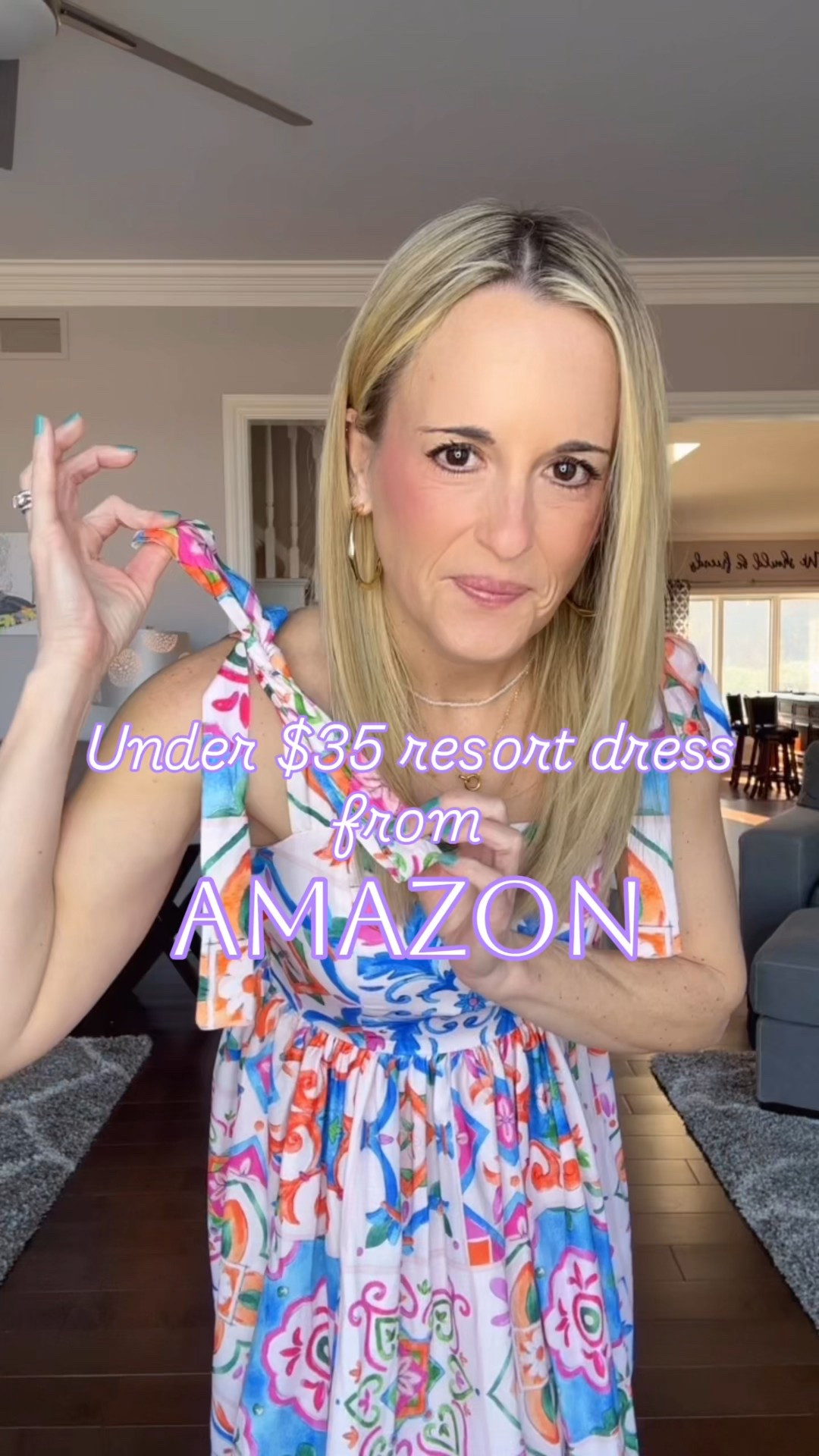 The cutest under $35 dress that will make you want to book a vacation!  I’m going to need a bigger suitcase for all these Amazon finds when we go on spring break 😂🌴

Amazon fashion finds // Amazon dress // Floerns dress // resort wear // vacation dress // tie shoulder dress // mini dress // colorful dress // summer dress

#LTKSeasonal #LTKOver40 #LTKPetite