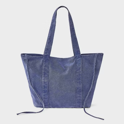 Washed Canvas Tote Handbag - JoyLab™ | Target