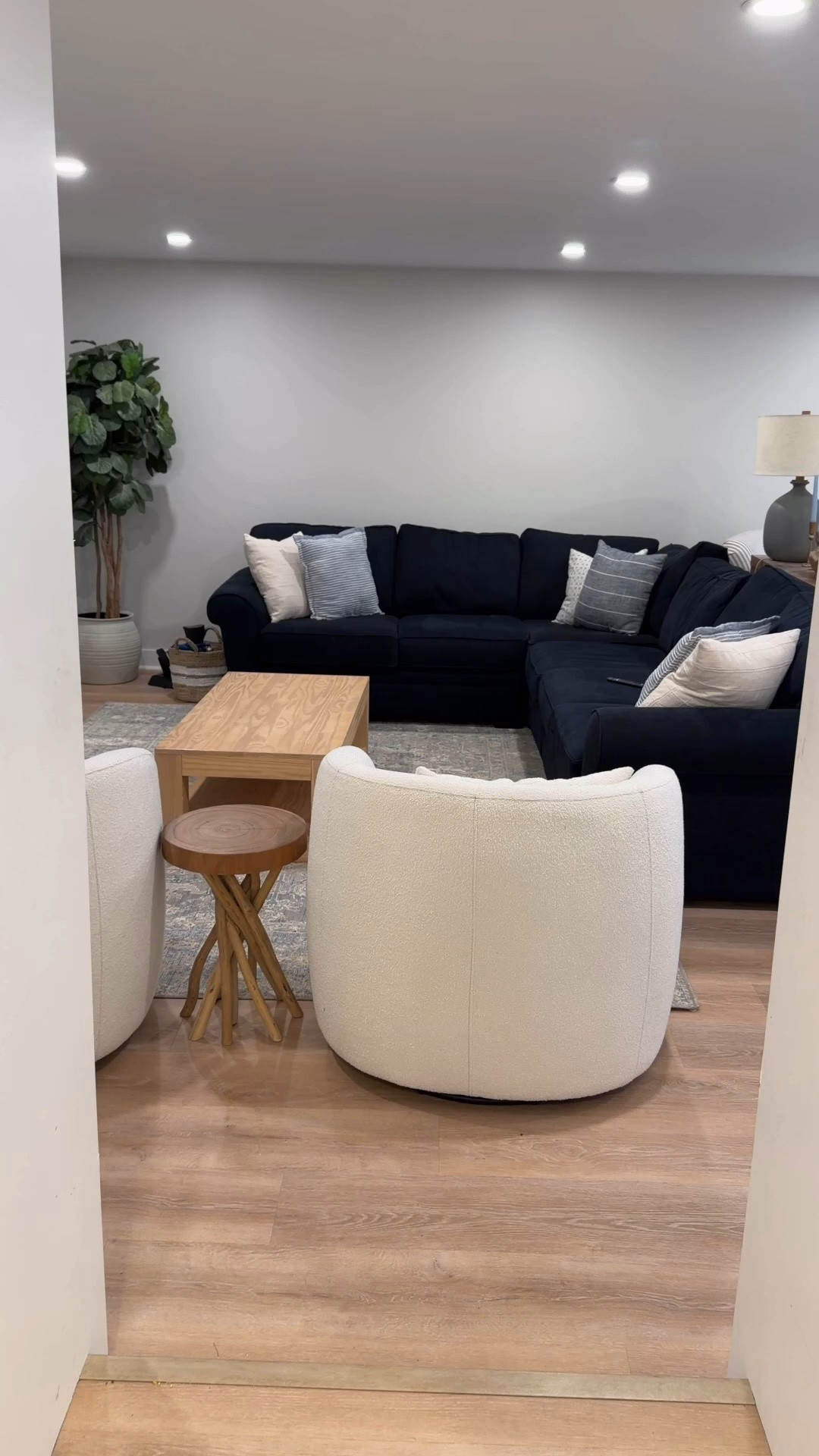 Our basement tv room is the perfect place for all our boys to hang out

#LTKHome