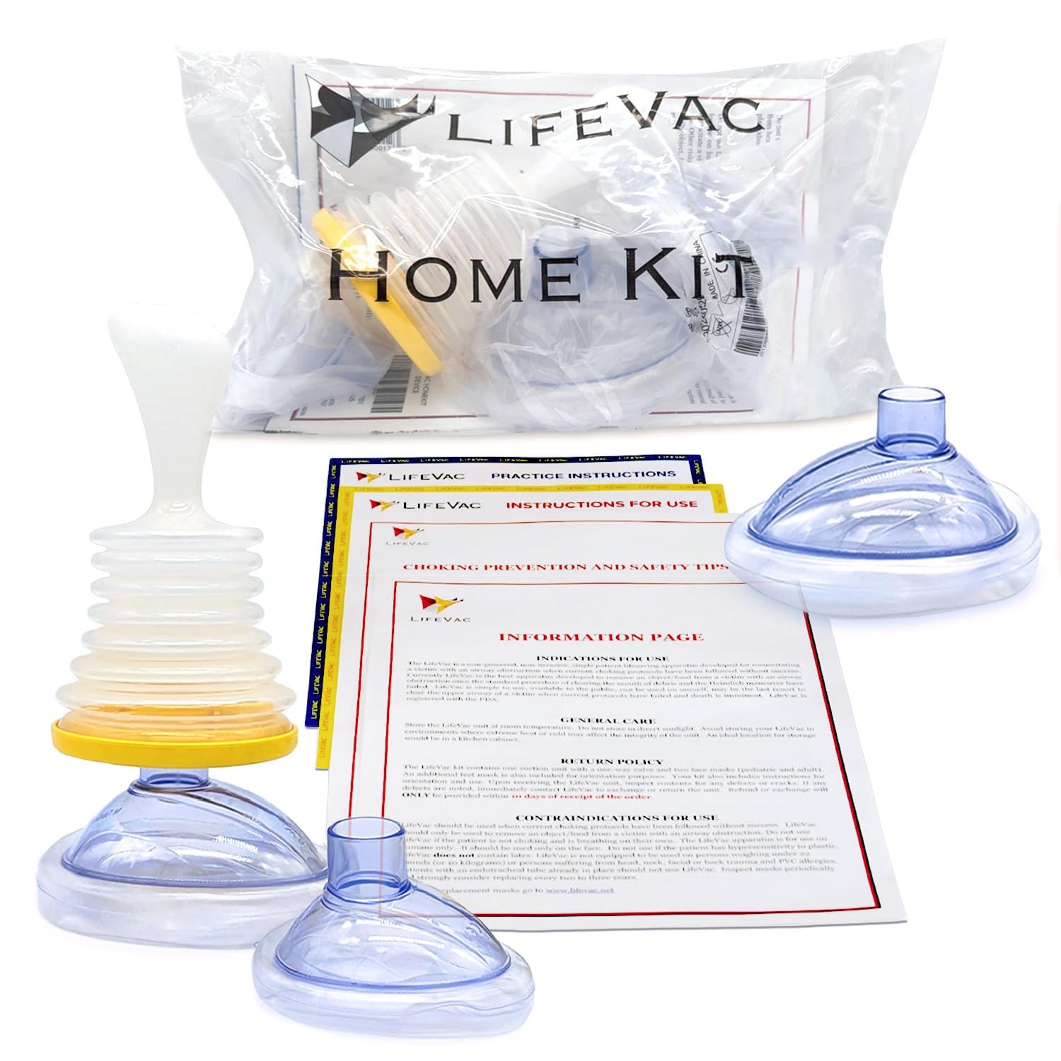 LifeVac Choking Rescue Device for Kids and Adults | Portable Airway Assist & First Aid Choking De... | Amazon (US)