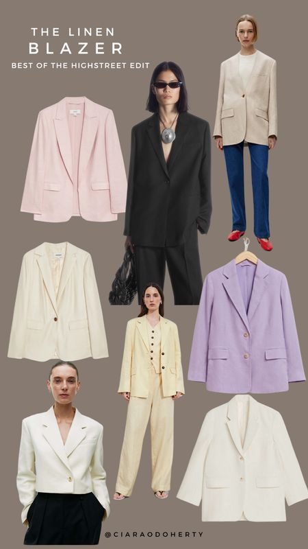 My top linen blazer & light blazer recommendations for summer and in-between seasons 🤍

#LTKover50style #LTKsummer #LTKworkwear