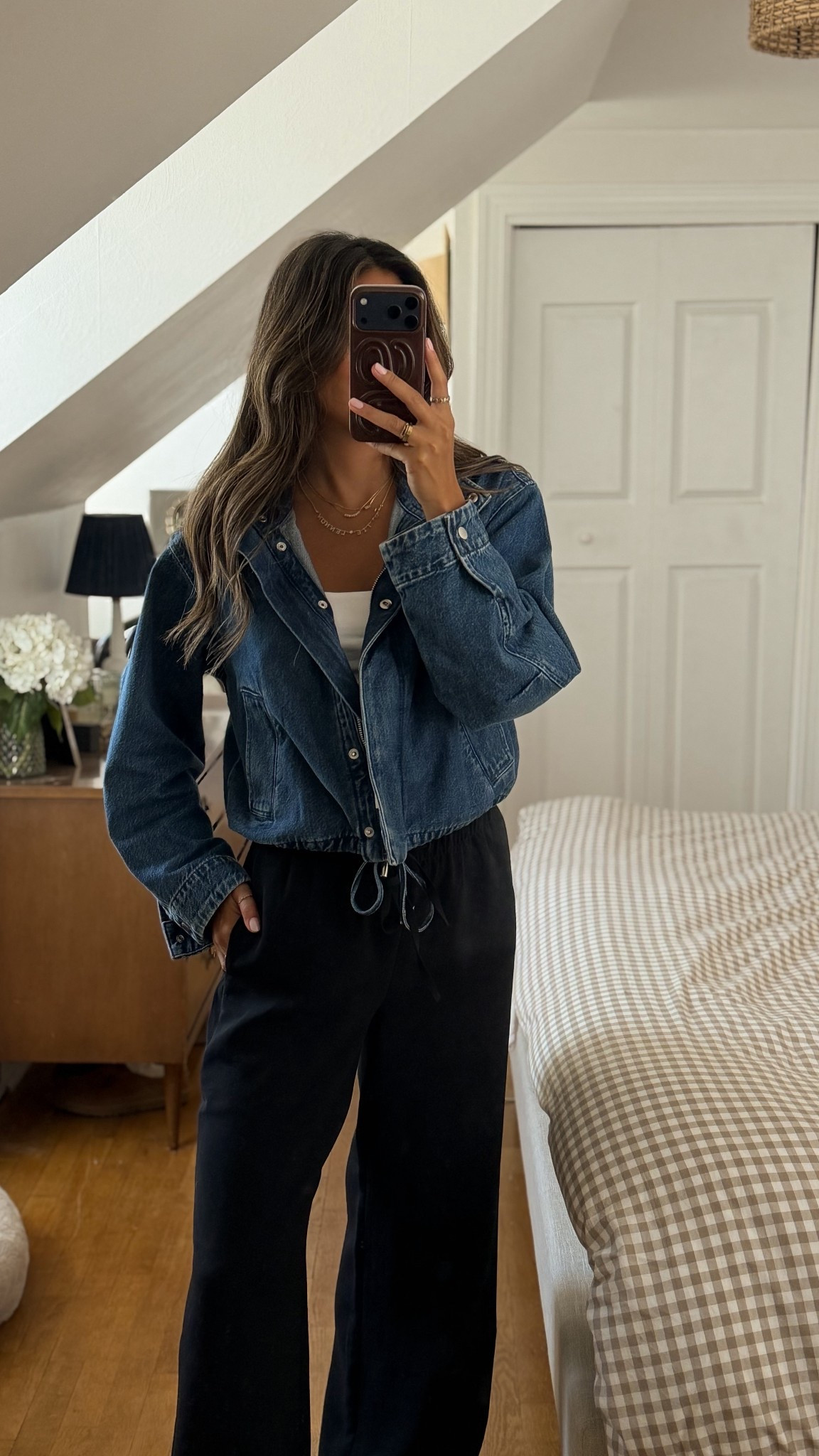 Today’s #ootd 
Denim jacket: @Madewell 
Pants: @Aritzia 

#LTKootd #LTKgrwm #LTKmomlife