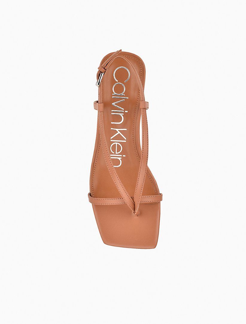Willo Strappy Leather Heel | Calvin Klein | Calvin Klein (US)