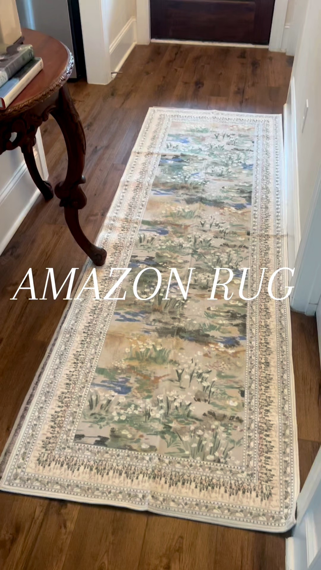 I am absolutely obsessed with this Amazon rug I found for my entryway!! It’s giving major garden vibes and perfect for my traditional / Grandmillenial style Home🏠

#LTKHome #LTKFindsUnder50 #LTKStyleTip