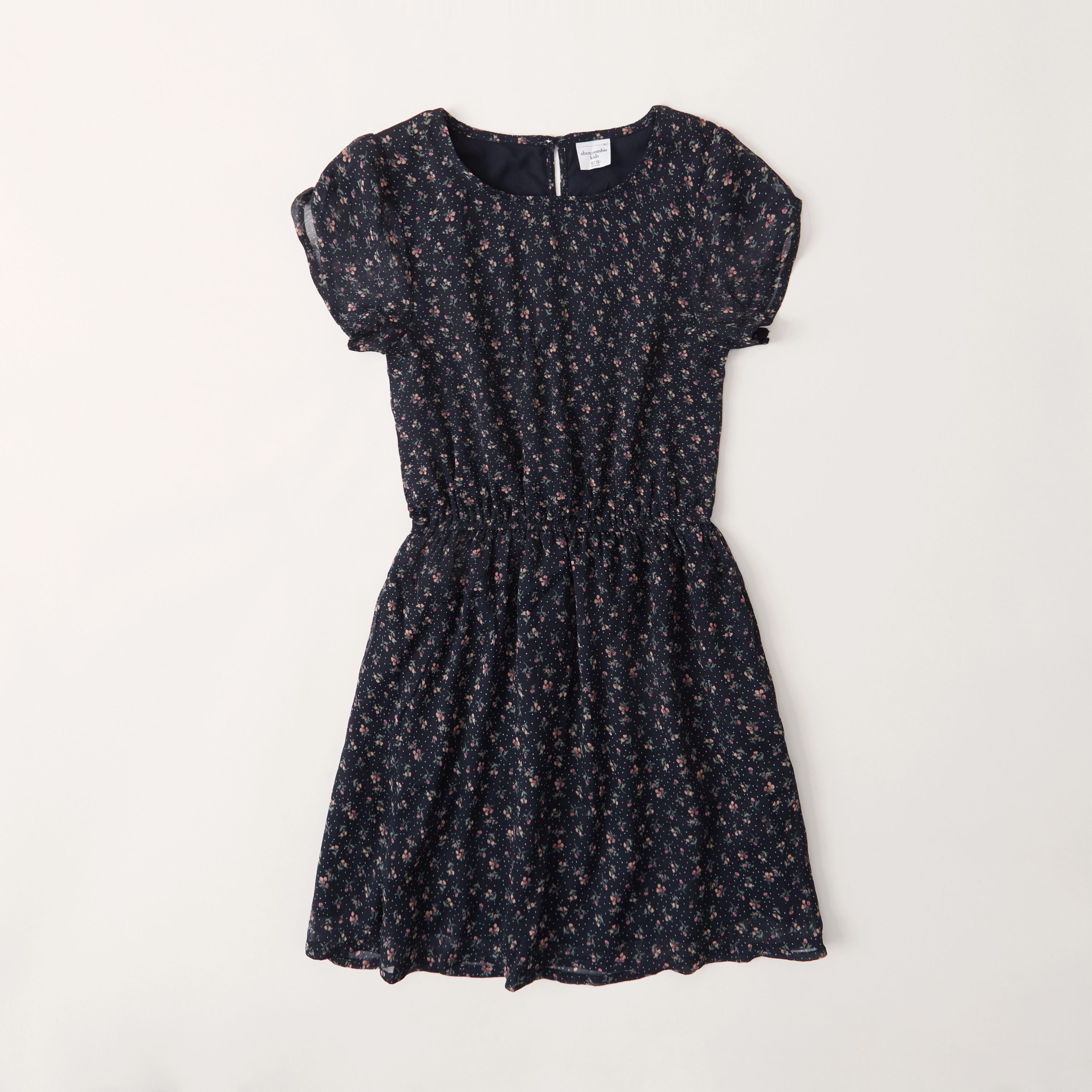 tulip sleeve dress | Abercrombie & Fitch (US)