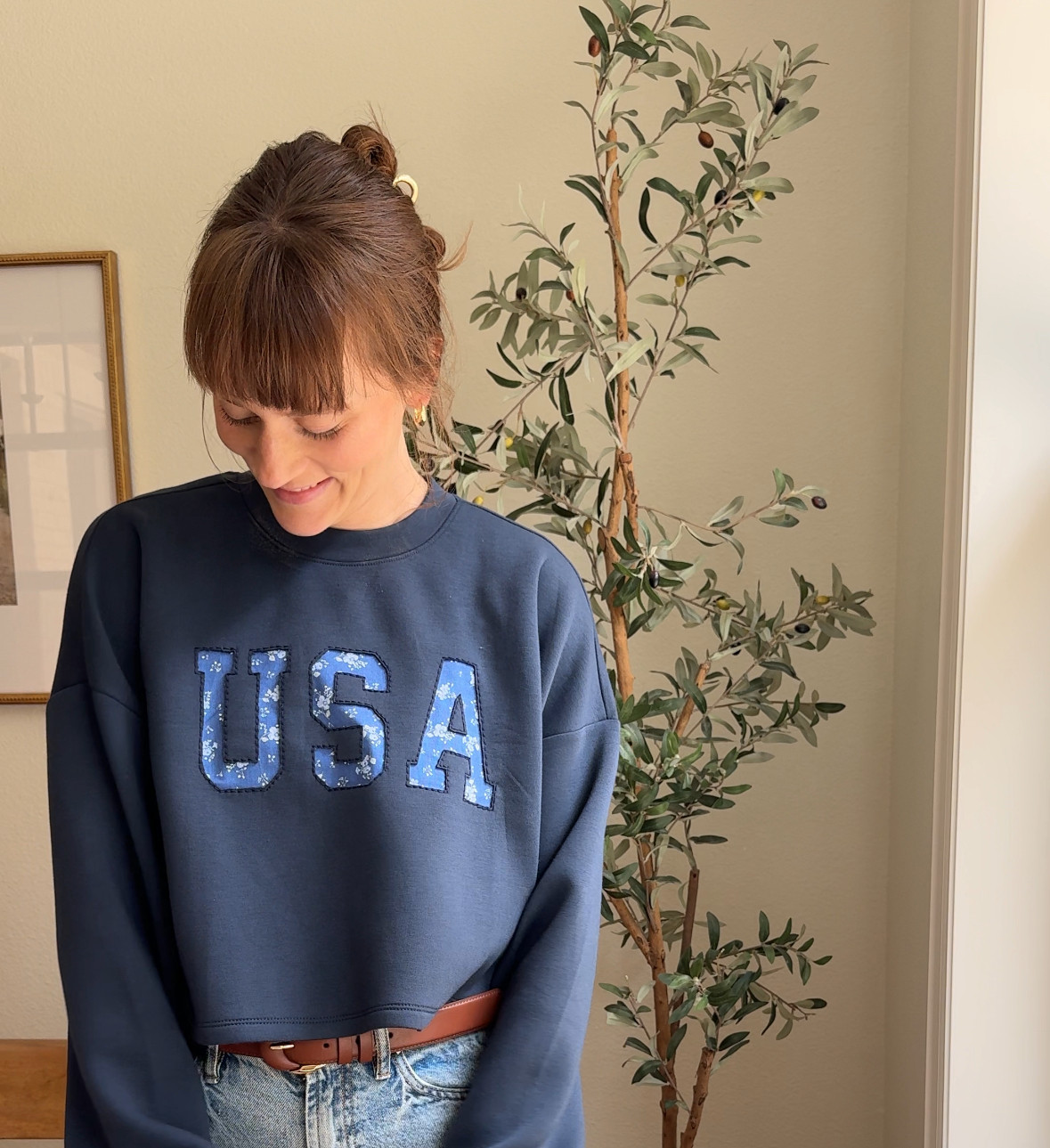 DIY patriotic sweatshirt. Here are some cute sweatshirts that would be so cute for a project like this!  

 #LTKdayinmylife #LTKmomlife #LTKSeasonal
