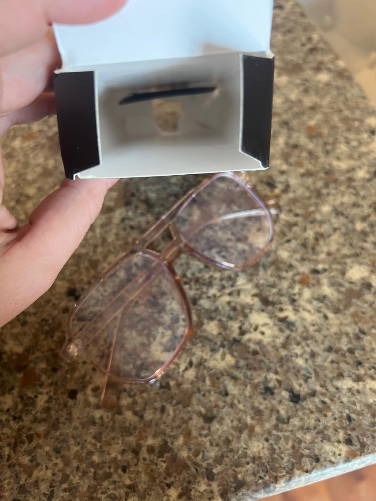 FEISEDY Blue Light Blocking Glasses Fake Nerd Clear Square Computer Lightweight Pilot Glasses Fra... | Amazon (US)