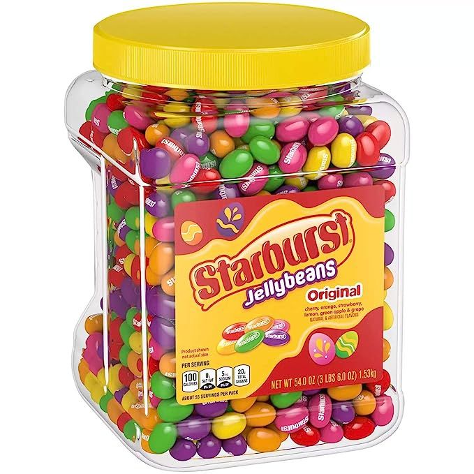 Starburst Jelly Beans Original Fruit Flavors Pantry-Size, 54 Ounce | Amazon (US)