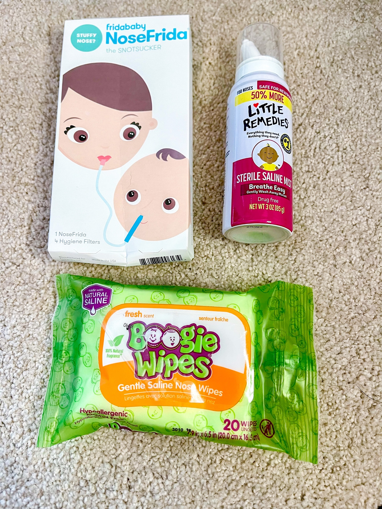 Nose best sale frida wipes