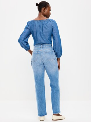 Curvy High-Waisted OG Loose Jeans | Old Navy (US)