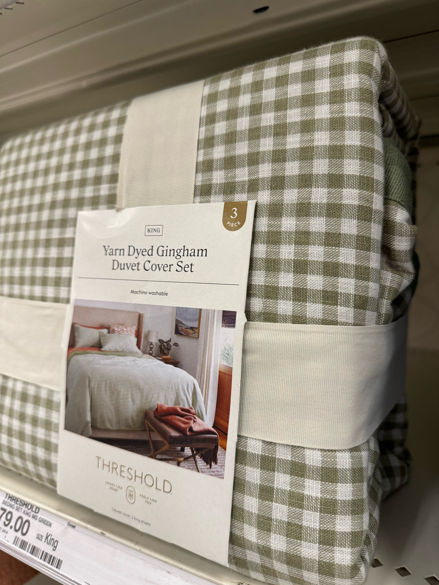 New Gingham comforter in moss green similar to this duvet that’s not released just yet! 

#TargetStyle #Target #Bedding #comforter #duvet 

#LTKHome