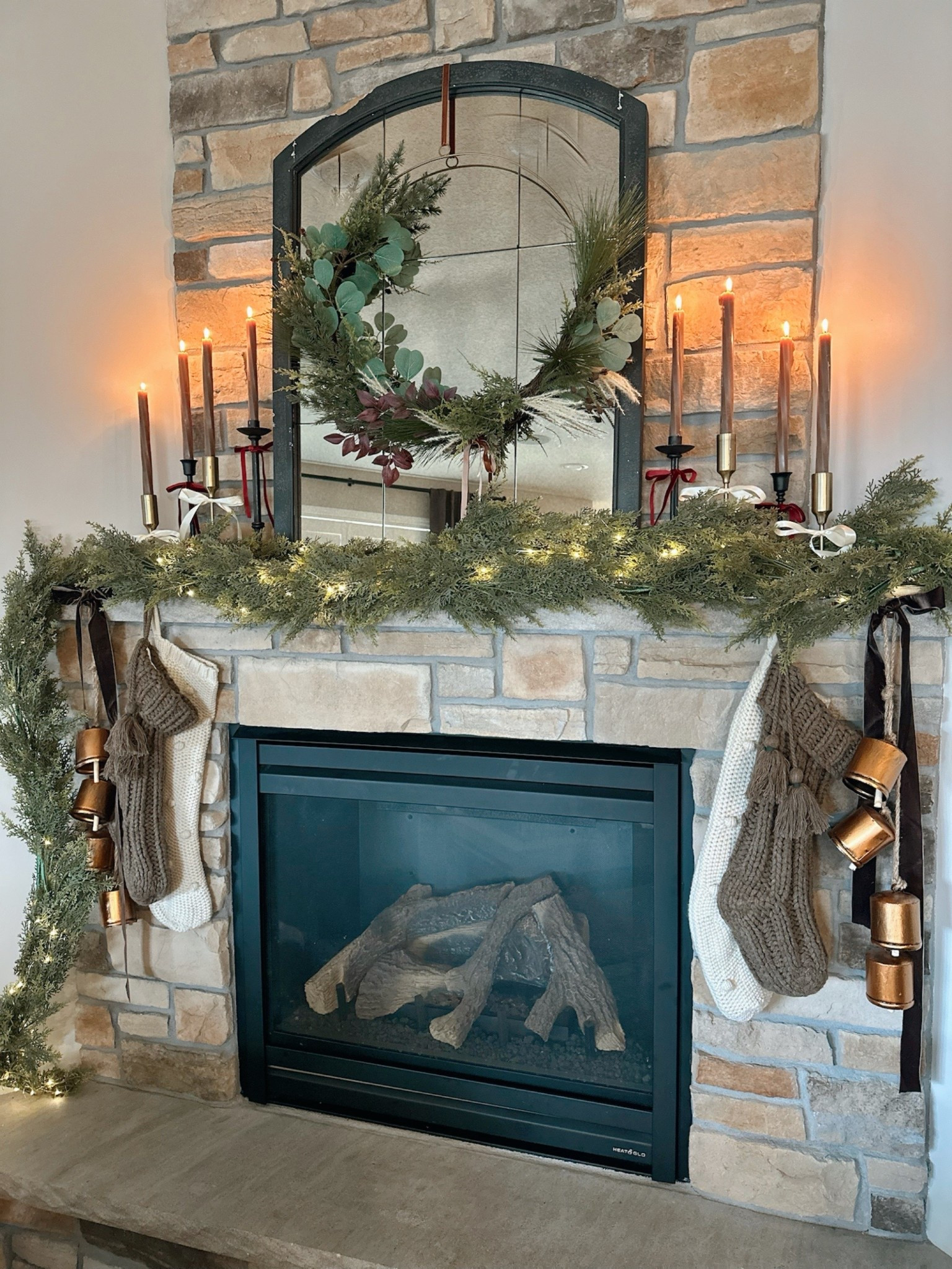 Holiday home decor – mantle fireplace decor #TargetStyle #TargetHome #Fashion #AmazonHome 

#LTKHome #LTKHoliday #LTKSeasonal