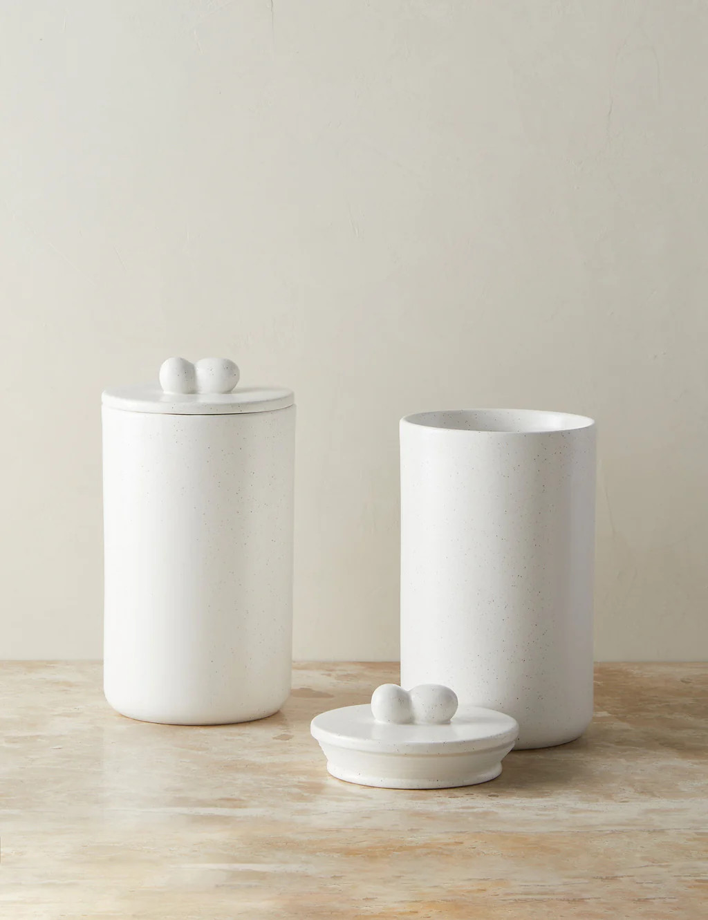 Shapeshifter Ceramic Canister (Set of 2) by Sarah Sherman Samuel | Lulu and Georgia 
