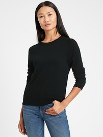 Washable Merino Crew-Neck Sweater | Banana Republic (US)
