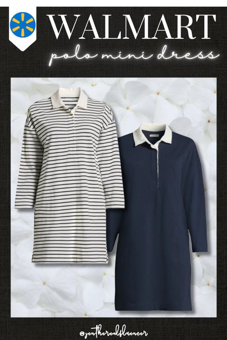 Walmart, dress, stripes, classic, preppy, polo dress, Walmart style, Walmart fashion, affordable style 

#LTKSeasonal #LTKfindsunder50 #LTKstyletip