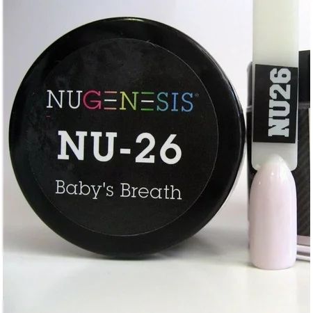 NUGENESIS Nail Color Dip Dipping Powder 1.5oz/jar - NU26 Baby's Breath | Walmart (US)