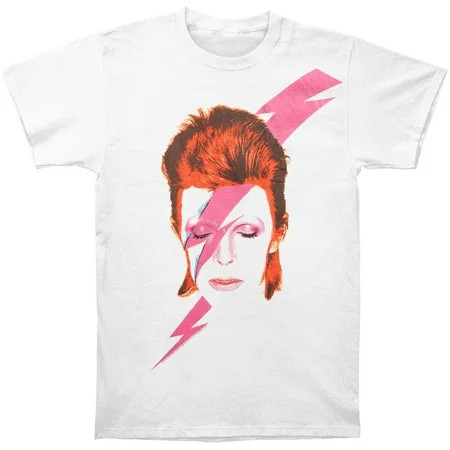 David Bowie Men s Aladdin Sane Slim Fit T-shirt XX-Large White | Walmart (US)