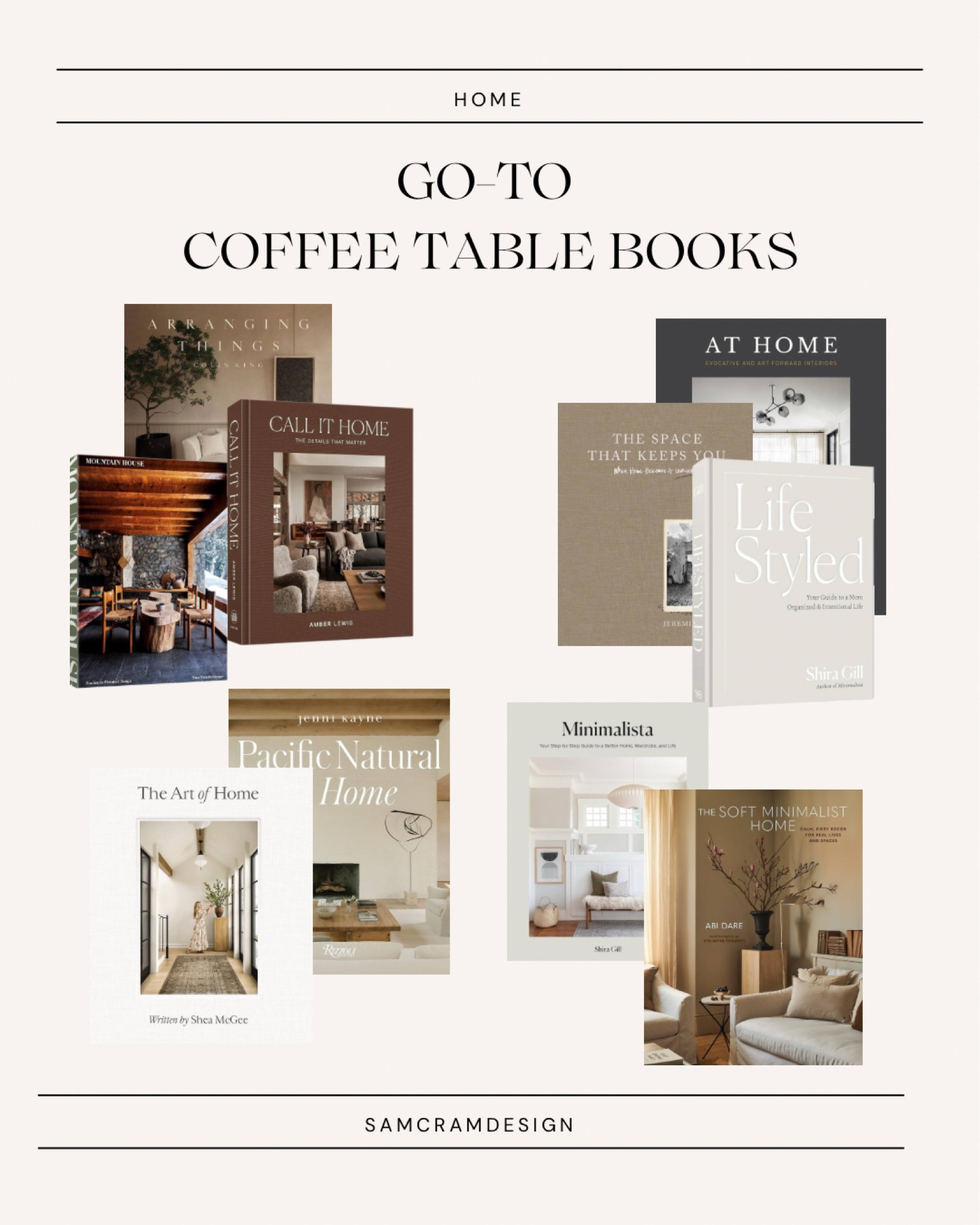 My go to coffee table books // home // decor books 

#LTKHome #LTKStyleTip