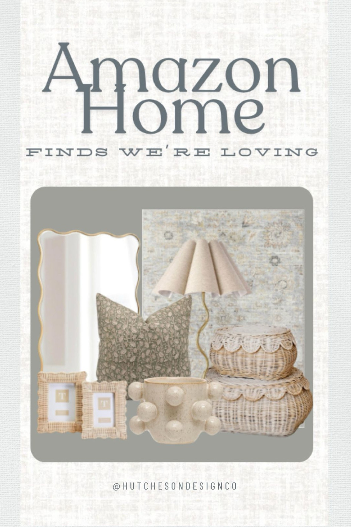 Can we take a moment for all of the scallops and curves on these pieces! 

Rattan scalloped baskets, decorative trays, accent chairs, Loloi rugs, Amazon home, bubble planter, rattan picture frames, Amazon throw pillows, curved mirrors, brass accents, neutral home, scalloped lamp shade, desk lamp, office finds, bedroom finds. 


#LTKhome #LTKfindsunder100 #LTKfindsunder50