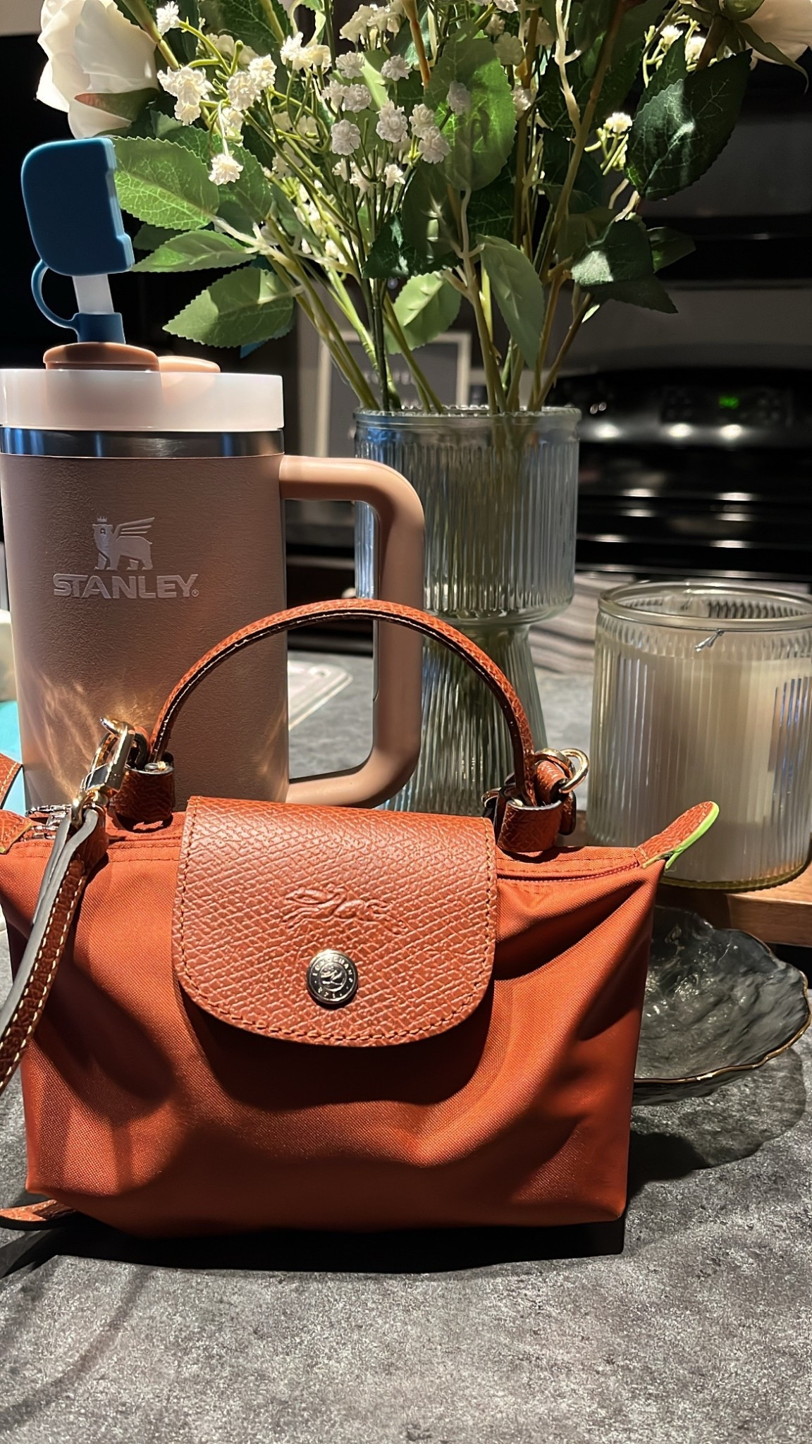 added the strap to make it a crossbody bag. strap also linked