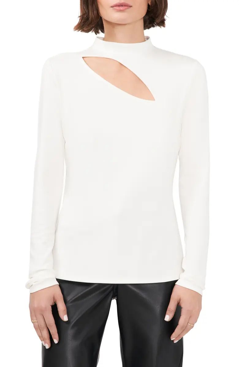 Cutout Mock Neck Top | Nordstrom