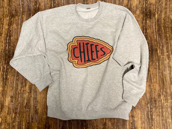 Retro Chiefs Crewneck Sweatshirt | Etsy | Etsy (US)