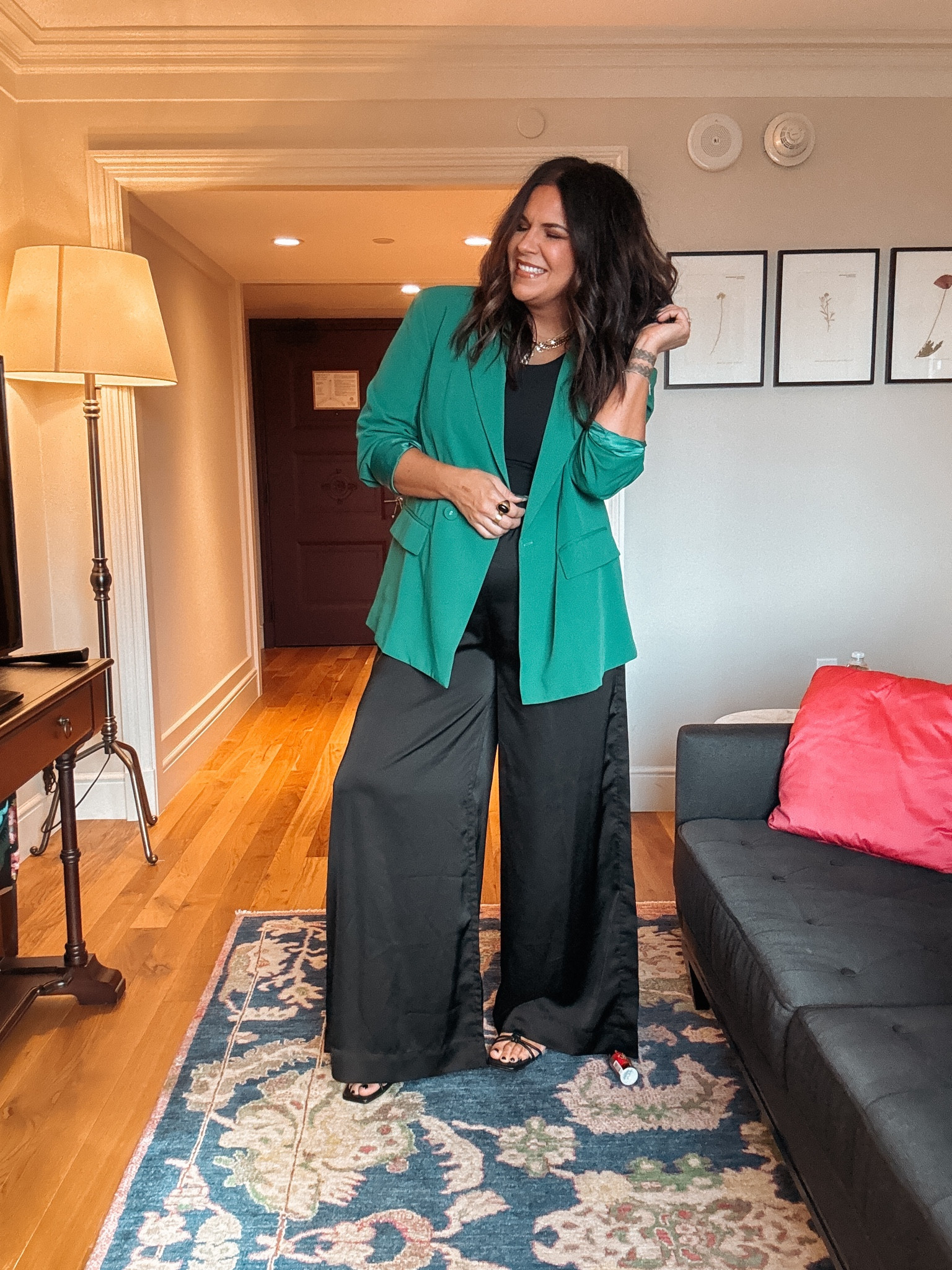 Vega’s outfit 
Pants: XL
BLAZER: XL
bra top: XL


#LTKStyleTip #LTKMidsize #LTKFindsUnder50