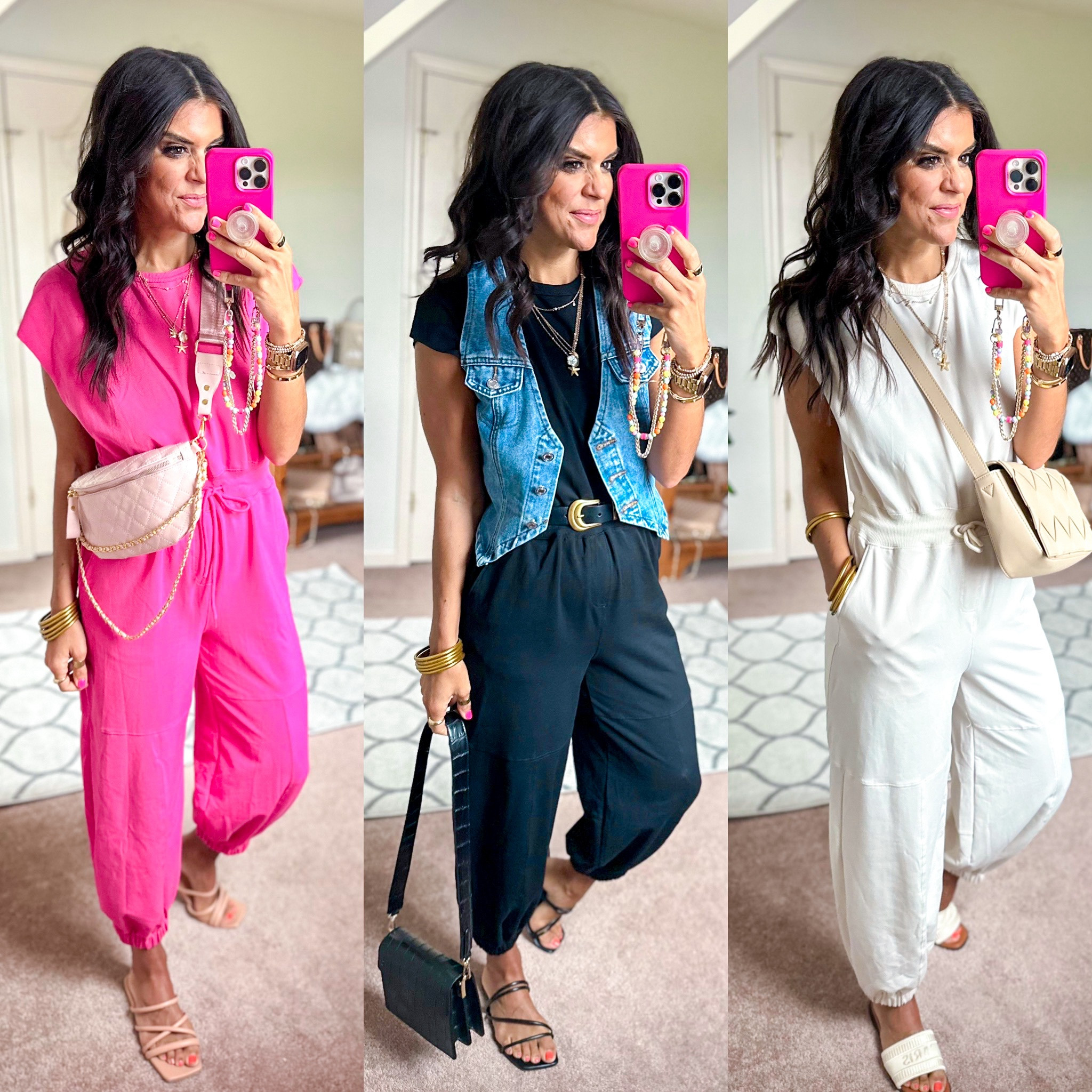 Size small in Amazon jumpsuit and Amazon vest 

#LTKStyleTip #LTKFindsUnder100 #LTKSaleAlert