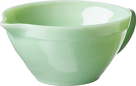 Jadeite Glass Collection 1.25 Quart Mixing Bowl w/ Handle | Amazon (US)