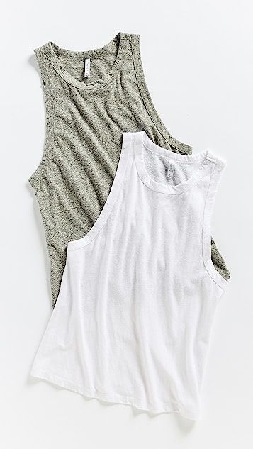 The Triblend Racer Tank 2 Pack | Shopbop