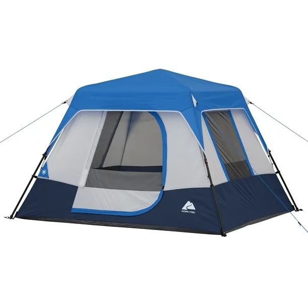 Ozark Trail 4-Person Instant Cabin Tent with LED Lighted Hub | Walmart (US)