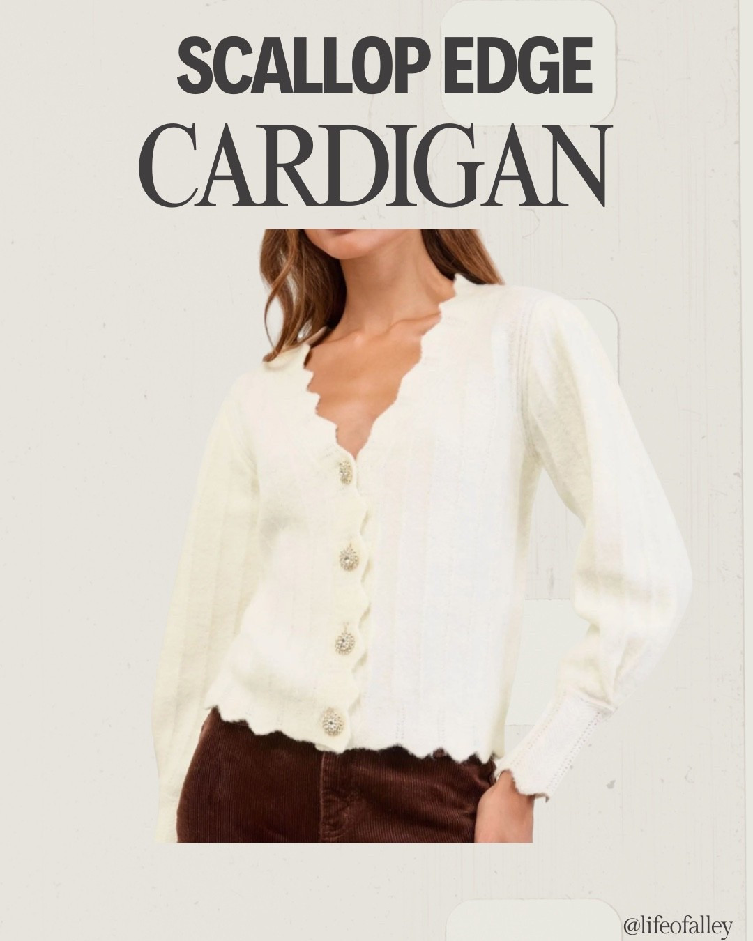 Obsessed with this scallop edge cardigan. Perfect spring transition outfit!

#LTKSeasonal #LTKootd #LTKOver40