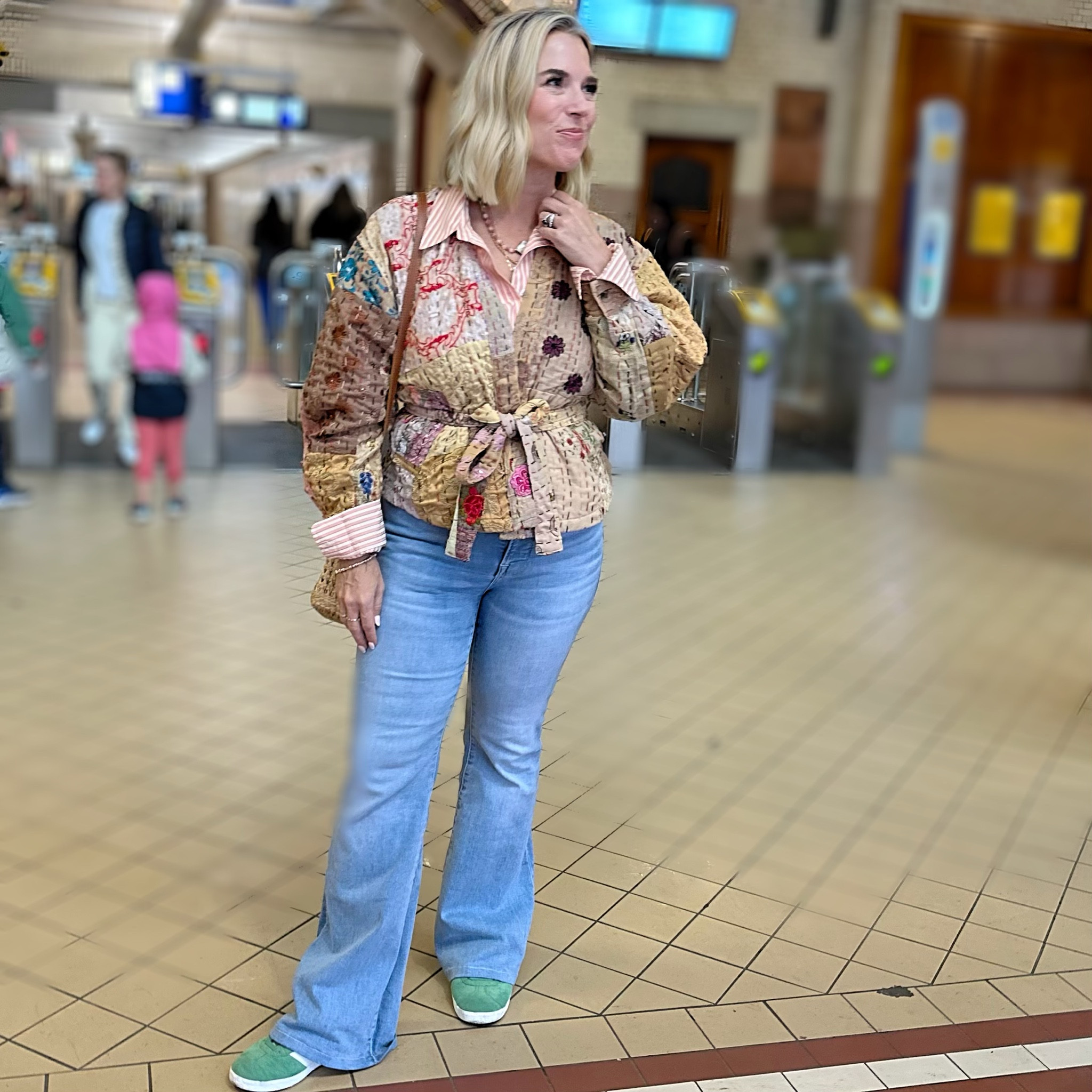 Another striped shirt fit with this beautiful artisan made jacket by Sisel Adelbo. Found some similar at Free People!

#LTKTravel #LTKFamily