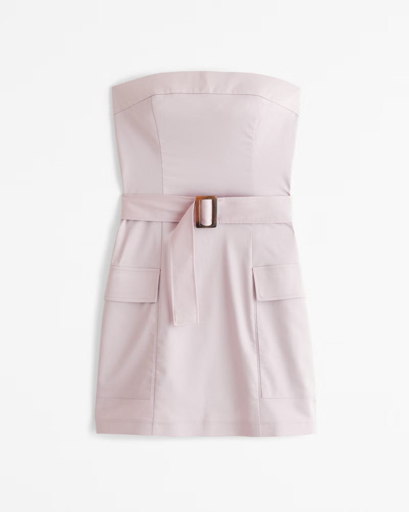 Strapless Utility Mini Dress | Abercrombie & Fitch (US)