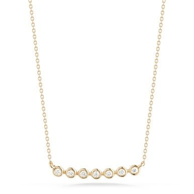Lulu Jack Bezel Bar Necklace | Dana Rebecca Designs