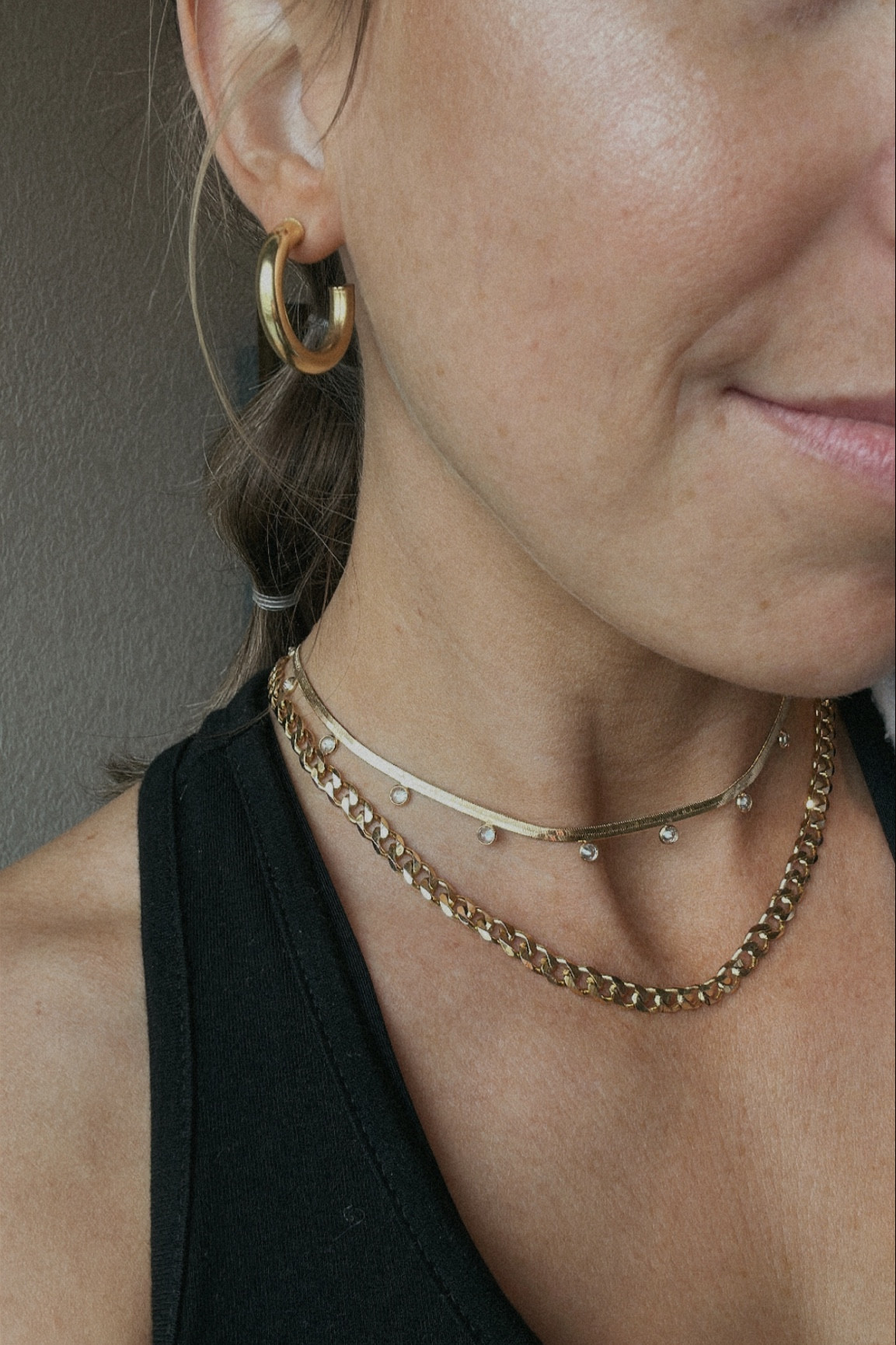 18K Gold Chain Necklace, Snake … curated on LTK