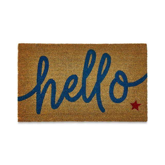 Patriotic Hello Coir Rug, by Way To Celebrate | Walmart (US)