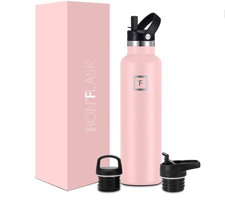IRON °FLASK Sports Water Bottle - 24 Oz, 3 Lids (Straw Lid), Leak Proof, Vacuum Insulated Stainless Steel, Hot Cold, Double Walled, Thermo Mug, Standard Metal Canteen $22.45

#LTKunder50 #LTKfit #LTKtravel