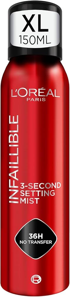 L'Oréal Paris Setting Spray XL, Infallible 3-Second Setting Mist for Face, Up To 36 Hour Makeup ... | Amazon (UK)