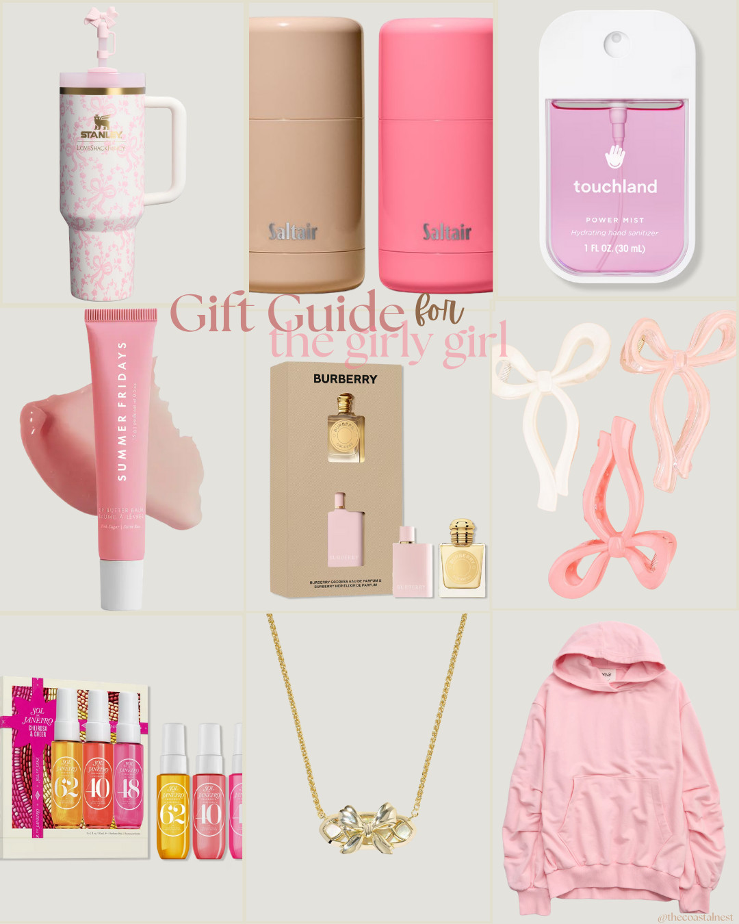 Christmas gift guide for the girly girl | pink + bows | jewelry + fragrances 

 

#LTKGiftGuide #LTKHoliday #LTKFindsUnder100