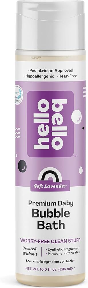 Hello Bello Soft Lavender Bubble Bath | Tear-Free, Hypoallergenic, Dermatologist & Pediatrician T... | Amazon (US)