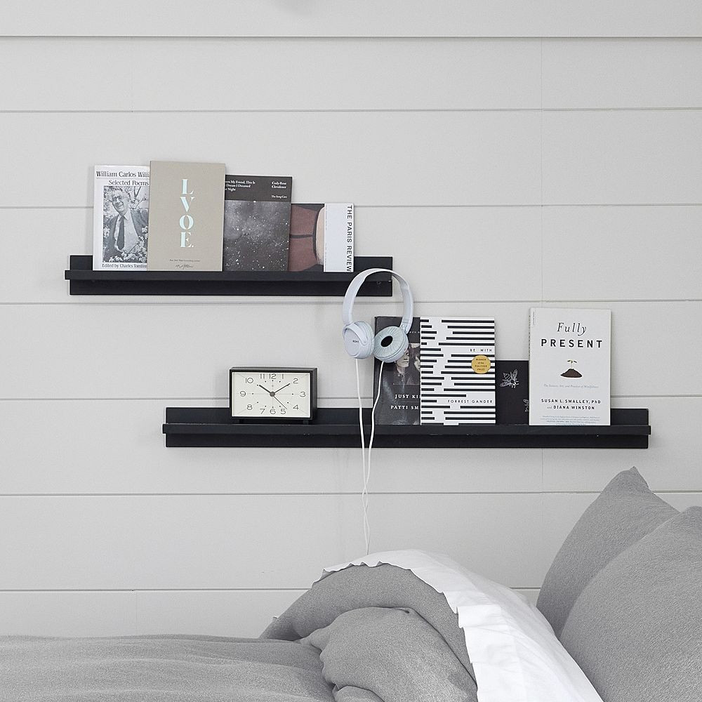 No Nails Ledge - Black | Pottery Barn Teen