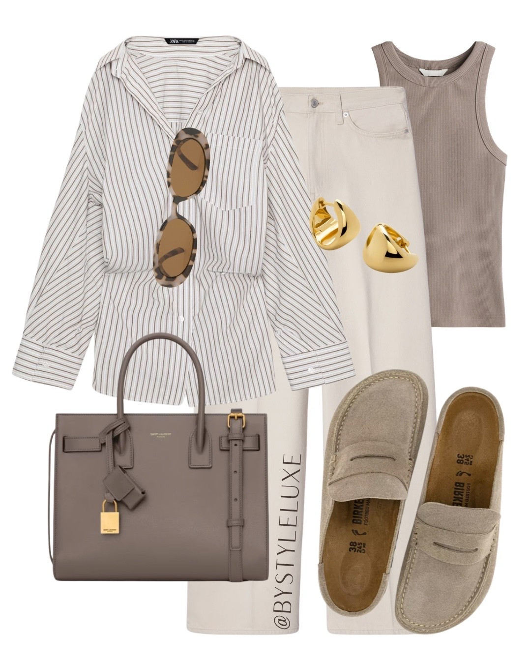 SOFT NEUTRALS - This asymmetric @Zara  shirt is so nice for layering in spring or on its own, styled here with jeans and suede mules for a simple everyday look 

#jeans #springoutfit #shirt 

#LTKjeans #LTKspring #LTKshoes
