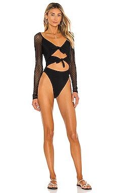 Lovers + Friends Nichelle One Piece in Black from Revolve.com | Revolve Clothing (Global)