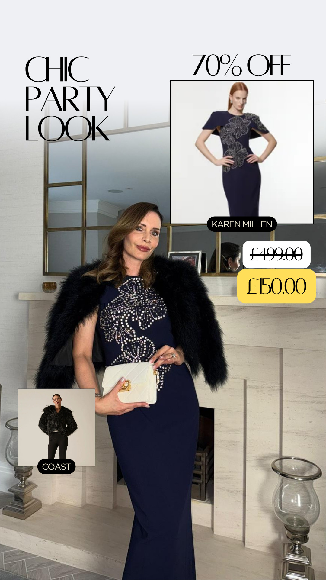 This embellished Karen Millen gown is now 70% off, and it’s one of those timeless statement pieces you’ll wear year after year. I paired it with a faux-fur jacket from Coast for the ultimate winter glam moment.

#LTKStyleTip #LTK #partyoutfit #holidaystyle #eveninggown #luxuryfashion #winterstyle #LTKSaleAlert 

 #LTKHoliday #LTKSaleAlert #LTKStyleTip