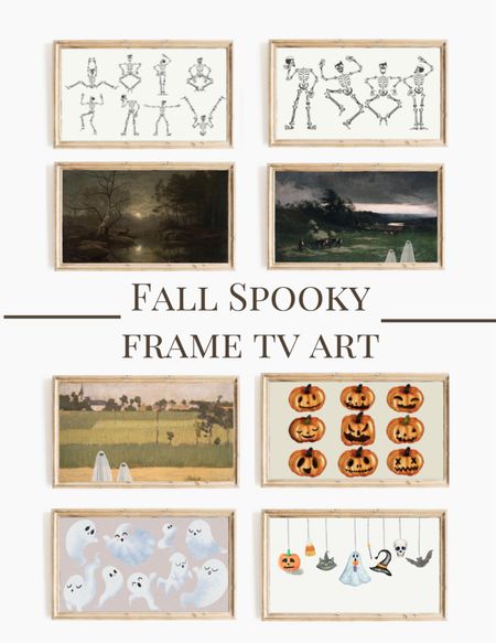 Fall Frame TV Art, Frame TV Artwork, Halloween Frame TV Art, Art for Frame TV | 

#LTKstyletip #LTKSeasonal #LTKunder50